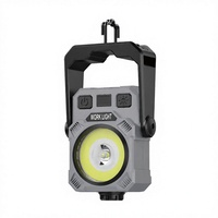 Lampe de travail LED G21 COB TG3 à double source lumineuse, portable, rechargeable, à gradation progressive, lampe d'avertissement rouge pour atelier et situations d'urgence