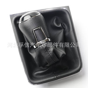 หัวเกียร์รถยนต์วีดับเบิลยู กอล์ฟ 7 5 6 สปีดอัตโนมัติ หุ้มหนัง PU ดีไซน์ตามหลักสรีรศาสตร์สำหรับรถยนต์วีดับเบิลยู - Product Image 1