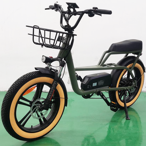 Bicicleta Eléctrica de Carga Resistente con Batería <span class=keywords><strong>Samsung</strong></span> y Motor Delantero de 500W, Perfecta para Entregas de Última Milla y Transporte Diario - Product Image 4