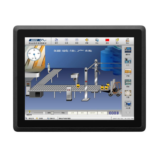 15 Inch Rs485 Rs232 VESA Embedded Touch Panel Pc Tablet Industrial Android Industrial Embedded Pc I7