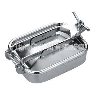Tapa de registro cuadrada de acero inoxidable 304 para tanque de almacenamiento de recipiente a presión YAE-L - Product Image 3