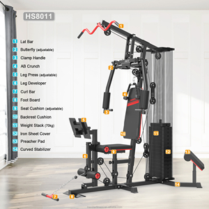 Equipo de Gimnasio Todo en Uno para el Hogar, Máquina de Gimnasio Inteligente Multifuncional con Pila de Pesas de 70 kg - Product Image 3