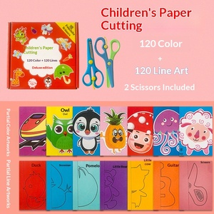 <span class=keywords><strong>Caja</strong></span> de regalo <span class=keywords><strong>con</strong></span> 96 piezas de origami temático musical para niños, juego hecho a mano <span class=keywords><strong>con</strong></span> tijeras, juguetes educativos tempranos, rompecabezas DIY de 14*14cm JZ - Product Image 3