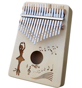 Piano à Pouce <span class=keywords><strong>Kalimba</strong></span> 17 Touches Personnalisé <span class=keywords><strong>Meilleur</strong></span> Cadeau de Noël à la Mode Portable Têtes de Tambour en Acrylique pour Enfants avec Chambre de Tambour en Acier - Product Image 1