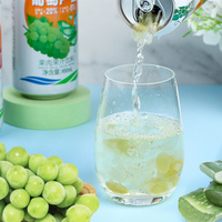 Jus de fruits à la pulpe de raisin JIUR 490 ml Boisson chinoise exotique en conserve portable