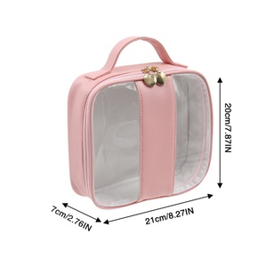 Nouvel arrivage de sacs de toilette de voyage pour dames et filles sac organisateur de maquillage en PVC PU - Product Image 5