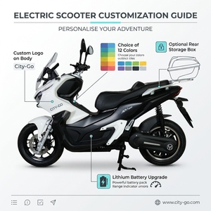 Moto électrique 72V 6000W, scooter ADV haute vitesse 120 km/h avec contrôleur Fardriver, frein à disque avant et arrière - Product Image 3