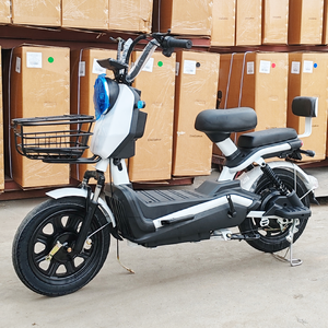 Bicicleta Eléctrica 350W 500W 48V 12Ah 20Ah con Batería de Litio o Plomo, 32km/h, Cesta, Freno de Tambor, Fábrica OEM - Product Image 1