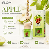 Parfum de voiture 8ml, flacon en verre avec bouchon en bois, diffuseur d'huiles essentielles à suspendre, désodorisant pour voiture, parfum pour rétroviseur, naturel et longue durée