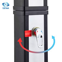 Douche solaire d'extérieur en acier inoxydable et PVC pour piscine et SPA Piscines gonflables écoénergétiques et écologiques