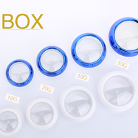 Elegantes cajas de plástico para almacenamiento de pastillas, contenedor de plástico, caja de medicamentos para tableta, 10g, 20g, 30g, 50g