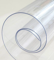 Rouleau de PVC souple transparent découpable et flexible, couverture de table imperméable et résistante à l'huile pour usage domestique et en restaurant, feuille de PVC