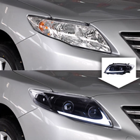 Ensemble de phares à LED pour Toyota Corolla 2007-2009, phare modifié avec DRL à LED et clignotant séquentiel