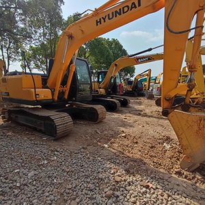 รถขุดตีนตะขาบฮุนได 150LC-7 มือสองจากเกาหลี ขนาด 15 ตัน สำหรับทุกสภาพพื้นผิว พร้อมบุ้งกี๋ หัวเจาะ มอเตอร์ เกียร์บ็อกซ์ และปั๊ม - Product Image 1