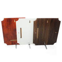 Douanes sublimation plaque en bois avec verre pièce pour l'impression de presse de la chaleur