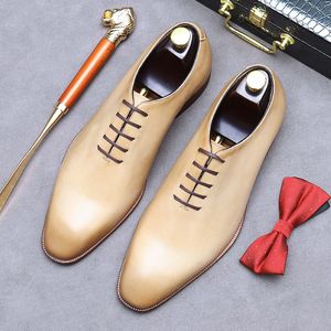 Chaussures Oxford Formelles en Cuir Véritable pour Hommes, Légères et Respirantes, Idéales pour les Mariages d'Automne - Product Image 5