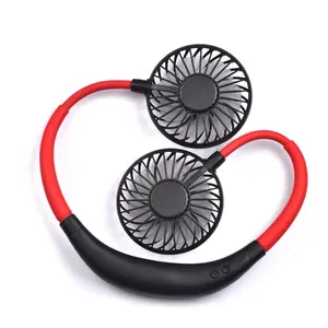 Wholesale portable neck fan and neckline fan at low price usb rechargeable sports fan
