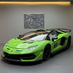โมเดลรถ1:18 Lambor รถจำลอง <span class=keywords><strong>SVJ63</strong></span>อัลลอยรถสะสมเสียงเบาของเล่นรถโมเดลซูเปอร์คาร์ - Product Image 5