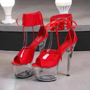 <span class=keywords><strong>Pole</strong></span> dance porter sexy dames chaussures et sandales boîte de nuit talons hauts emplois décapant talons chaussures pour femmes nouveaux styles chaussures pour femmes - Product Image 5