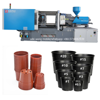 Ligne de fabrication de pots de fleurs en plastique, pots de plantes, machine de moulage par injection de pots de fleurs en plastique Dapai Wi230SeII