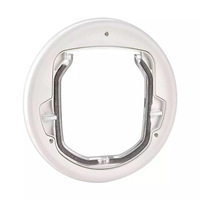 Porte pour chat, fenêtre d'entrée, porte pour chat avec micro-puce, sortie transparente, porte pour animaux de compagnie, chien