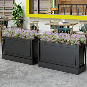 Fioriera Rettangolare Grande <span class=keywords><strong>in</strong></span> <span class=keywords><strong>Acciaio</strong></span> Inossidabile per Esterni, Casa <span class=keywords><strong>e</strong></span> Giardino, Vaso per Fiori Ecologico <span class=keywords><strong>e</strong></span> Durevole - Product Image 1