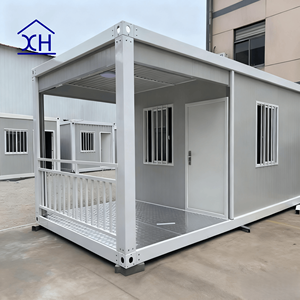 Casa prefabricada modular XH <span class=keywords><strong>de</strong></span> 20 pies, contenedor desmontable <span class=keywords><strong>de</strong></span> <span class=keywords><strong>2</strong></span> dormitorios, diseño asiático, gran oferta para uso en hoteles y alquileres, Panel sándwich hecho - Product Image 1