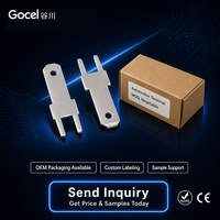GuChuan DJ610-2.8 – Terminal à sertir en laiton étamé, estampé et à insertion directe pour connexions de câbles automobiles