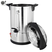 Théière électrique en acier inoxydable 28-88L Samovar 220V pour hôtel et usage domestique eau thé café
