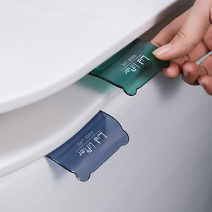 Toilet Lid Lifter Portable Flip <b>Top</b> <b>Tool</b> Easy Cleaning PS Material For Bathroom Use - Product Image 1
