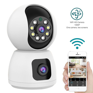 2025 New Home CCTV Wireless IP hệ thống 1080P WIFI Home <span class=keywords><strong>Camera</strong></span> với tầm nhìn ban đêm CMOS cảm biến cho điện thoại di động xem - Product Image 2