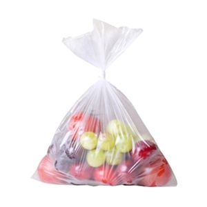 WHOLESALE HOT SALE HOUSEHOLD HDPE FLAT BAG HIGH QUALITY FOOD PACKAGE SHOPPING <b>FRUIT</b> PACKAGING PLASTIC BAG CUSTOMIZATION PRINTED - Product Image 1