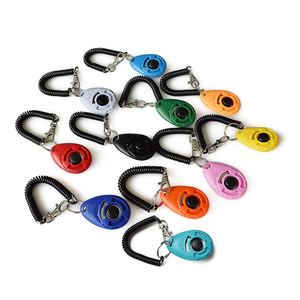 Cliqueur d'entraînement pour chien et chiot, en plastique, avec cordon à ressort, pour apprendre des tours et des routines de dressage à la maison - Product Image 1
