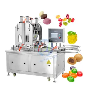 Produits de vente chaude Vitamines semi-automatiques Gummies Ours Petite Gelée Bonbons durs Machine Déposant