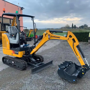 Miniexcavadora LiuGong 9018F de 1.8 Toneladas con Orugas Retráctiles para Construcción en Invernaderos y Espacios Estrechos - Product Image 1