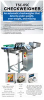 Máquina de Control de Peso Automática de Alta Velocidad, Máquina de Control de Peso en Línea para Línea de Producción, Verificador de Peso, Servicio OEM/ODM