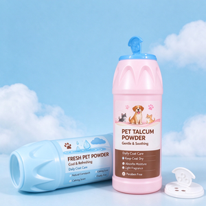 Botella de Plástico para Polvo de Aseo de Mascotas, Contenedor de Polvo para el Cuidado del Pelo Suave y Limpio, Botellas de Plástico para Perros y Gatos - Product Image 3