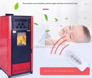 Chimenea de pellets de leña de alimentación automática, Caldera de pellets de agua doméstica, <span class=keywords><strong>Estufa</strong></span> de pellets de calefacción - Product Image 4