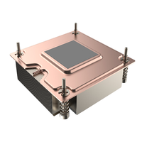 Hongyi intel V11 profil bas LGA1700 1U refroidisseur de processeur VC passif lga 1700 dissipateur thermique en aluminium serveur poste de travail radiateur de dissipateur thermique