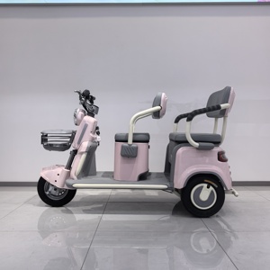 Nouveau Tricycle Électrique <span class=keywords><strong>Adulte</strong></span> Design 2025 Rose, Vélo à <span class=keywords><strong>3</strong></span> <span class=keywords><strong>Roues</strong></span> pour <span class=keywords><strong>Femme</strong></span>, Moto Électrique de Loisirs, Vélo Électrique Abordable (Batterie Exclue) - Product Image 3