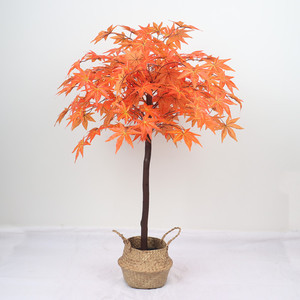 Árbol Artificial de Arce Rojo Canadiense en Maceta, Planta Artificial de <span class=keywords><strong>Acer</strong></span>, 5 pies, 1.6 m, 160 cm - Product Image 4