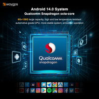 Ewaygps Android 14 Qualcomm 680 Pemutar Multimedia dengan Carplay dan Android Auto Terintegrasi untuk Audi BMW BENZ, Head Unit Navigasi GPS
