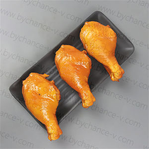 Maquette de pilon de cuisse de poulet artificielle directe d'usine réaliste faux cuisse de poulet pour les accessoires d'affichage de fenêtres de magasin de restaurant - Product Image 1