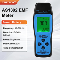 AS1392 Medidor EMF Detector de Radiación 0,5s Prueba Rápida 0,01-199uT Seguridad del Hogar medidor de campo electromagnético