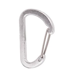 Custom Logo Aluminum Mini D Shape Carabiner Keychain <b>Spring</b> Snap Hook <b>Clip</b> for Promotional Activities - Product Image 6