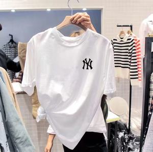 Kaus Wanita Musim Panas Kerah O Polos Dalam Jumlah Besar Kaus Grafis Cetak Khusus Kaus Wanita - Product Image 4