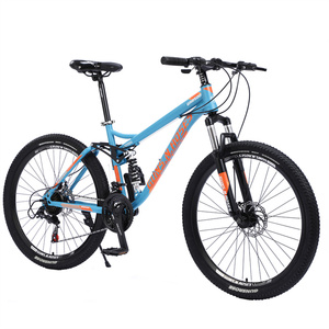 <span class=keywords><strong>Vélo</strong></span> de montagne à suspension intégrale en acier pas cher de 29 <span class=keywords><strong>pouces</strong></span> avec 21 vitesses <span class=keywords><strong>et</strong></span> freins à disque pour adultes - SH-Customized Sh-Explore - Product Image 1