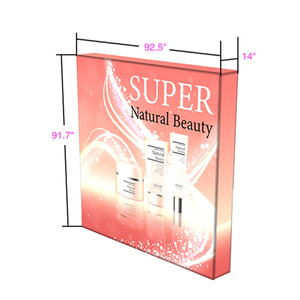 Expositor de Fondo de Tela Personalizable con Soporte, Fondo Pop-up SEG, Caja de Luz de Tela Retroiluminada por LED - Product Image 2