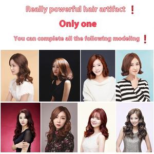 Meiyang ที่หนีบผมตรงสำหรับผู้หญิง, ที่หนีบผมแบบอเนกประสงค์เซรามิกไฟฟ้าไอออนลบนูนรูปตัวยูโค้ง - Product Image 3