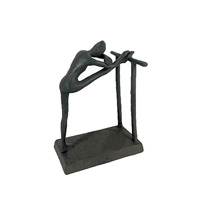 Ensemble d'entretoises en fonte, figurines de danseuses abstraites, robustes, pour la maison, le bureau et la décoration d'étagère
